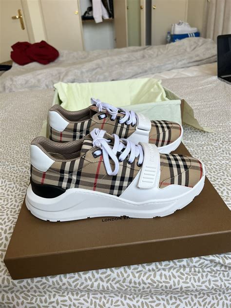 used burberry mens trainers|Burberry Sneakers for Men .